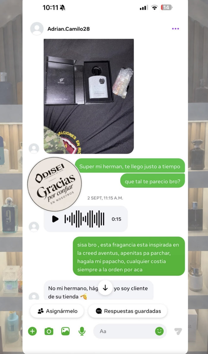 Captura original de un cliente de Odisei